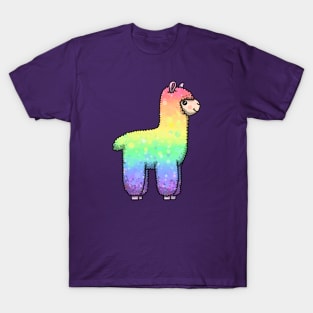 Rainbow Alpaca T-Shirt